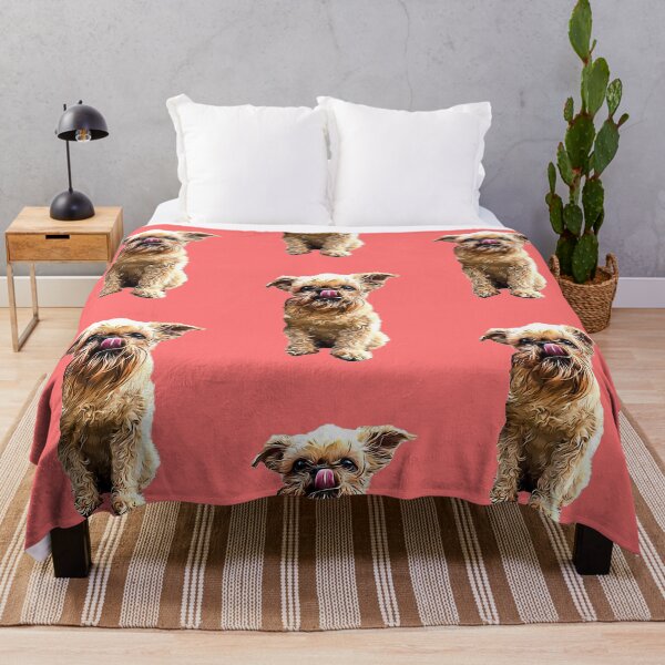 Item preview, Brussels Griffon Bruxellois Cute Puppy Dog designed and sold by ElegantCat.