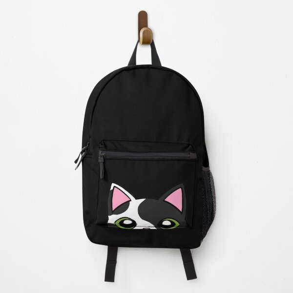 Item preview, Black and white cat peek designed and sold by Sphynx-Ink.