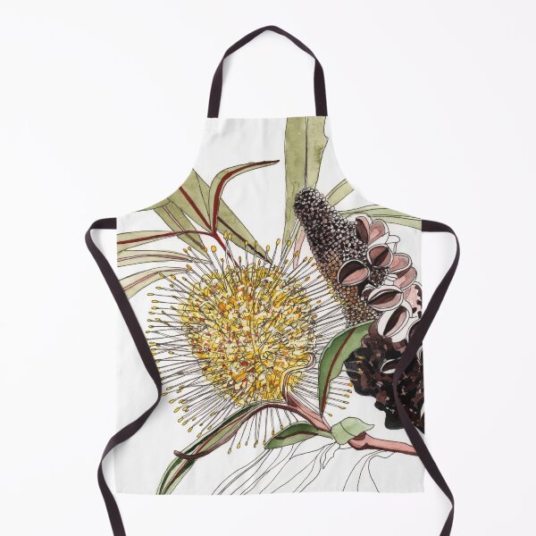 Item preview, Vaina de flor de Banksia, flora australiana, amarilla designed and sold by blueidesign.