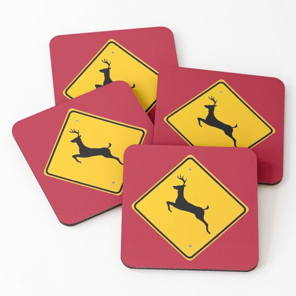 Item preview, Merry Christmas Leaping Stag Real Street sign designed and sold by SignsAreReal.