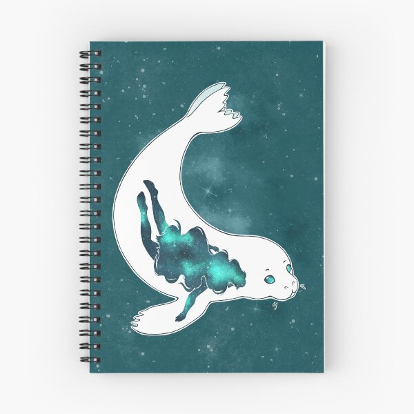 Item preview, Swimming Through Space - Galaxy Selkie -  designed and sold by InvertSilhouett.