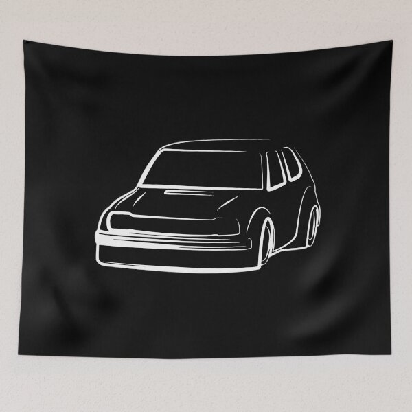 Item preview, Hannant Motorsport Logo (White Civic) designed and sold by BrisbaneBirds.
