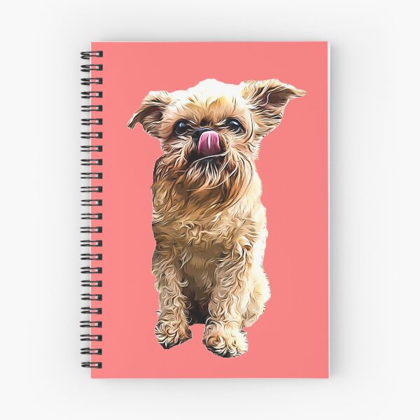 Item preview, Brussels Griffon Bruxellois Cute Puppy Dog designed and sold by ElegantCat.