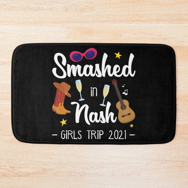 Item preview, Smashed In Nash Bachelorette Nashville Girls Trip 2021 print designed and sold by jakehughes2015.