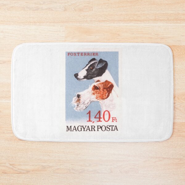 Item preview, 1967 HUNGARY Fox Terrier Postage Stamp designed and sold by retrographics.