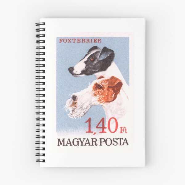 Item preview, 1967 HUNGARY Fox Terrier Postage Stamp designed and sold by retrographics.