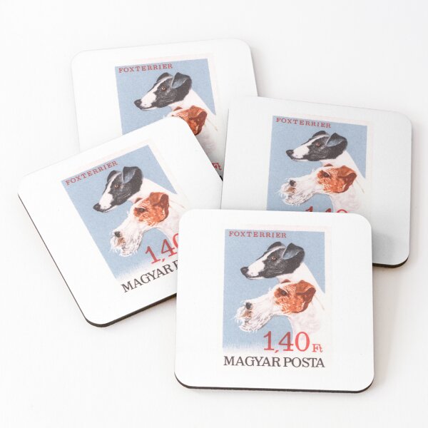 Item preview, 1967 HUNGARY Fox Terrier Postage Stamp designed and sold by retrographics.