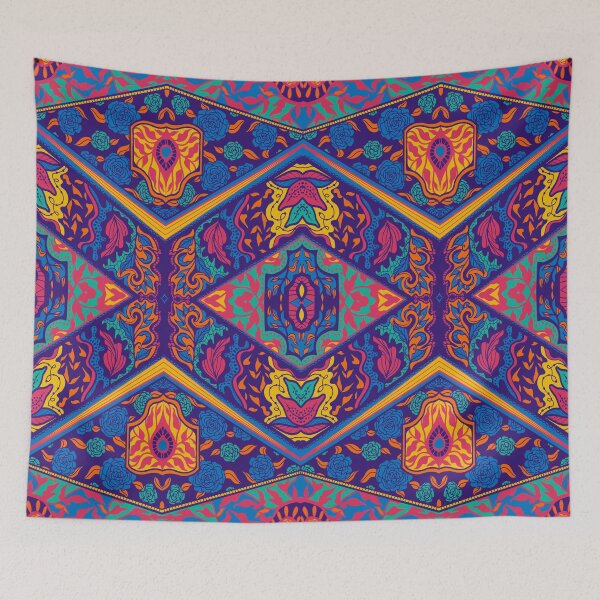 Item preview, Rainbow Botanical Mandala designed and sold by Carolina Diaz.