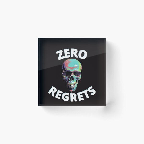 Item preview, Zero Regrets - Skull design designed and sold by zPremium.