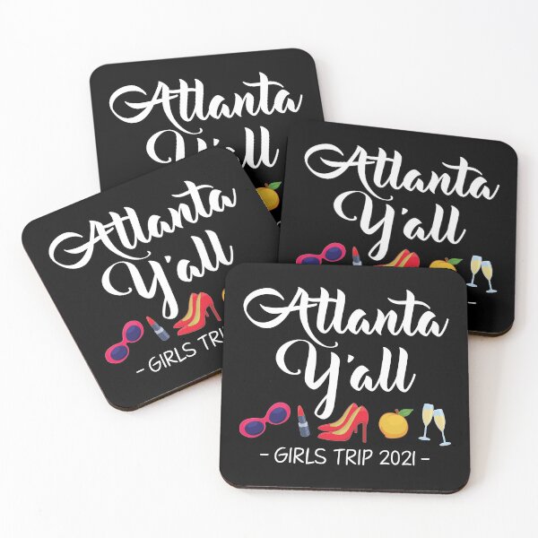 Item preview, Funny Bachelorette Yall Atlanta Girls Trip 2021 design designed and sold by jakehughes2015.