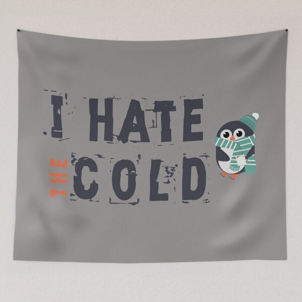 Item preview, I hate the cold penguin  designed and sold by urban-color.