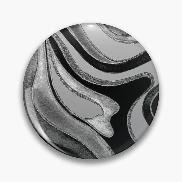 Item preview, Black and White Psychedelic Marble designed and sold by Carolina Diaz.