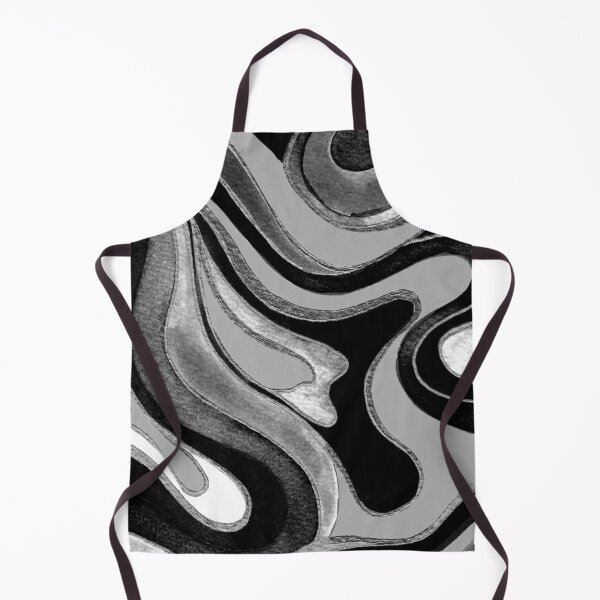 Aperçu de l'œuvre Black and White Psychedelic Marble créée et vendue par Carolina Diaz.