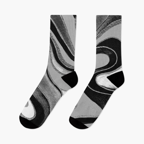 Artikelvorschau, Black and White Psychedelic Marble entworfen und verkauft von Carolina Diaz.