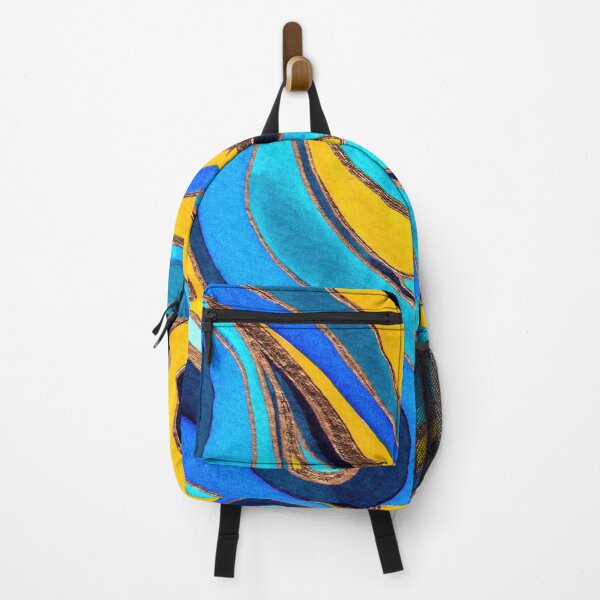 Artikelvorschau, Blue and Yellow Psychedelic Marble entworfen und verkauft von Carolina Diaz.