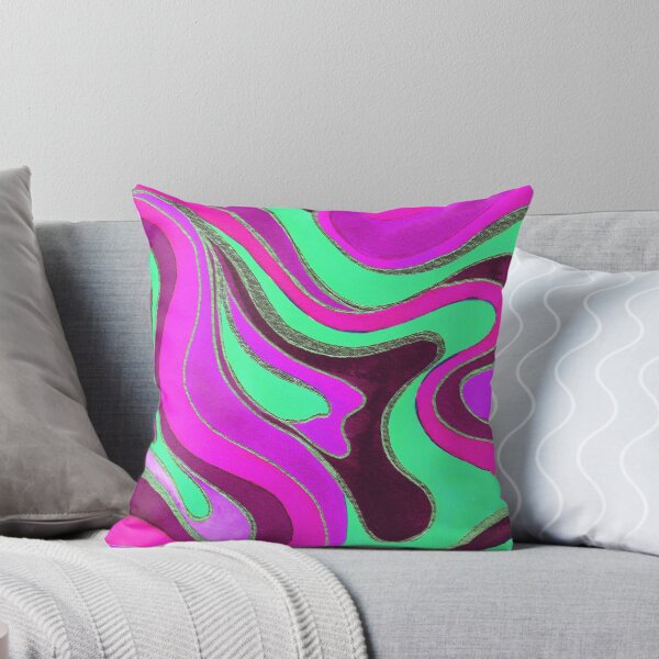 Item preview, Pink and Mint Psychedelic Marble designed and sold by Carolina Diaz.