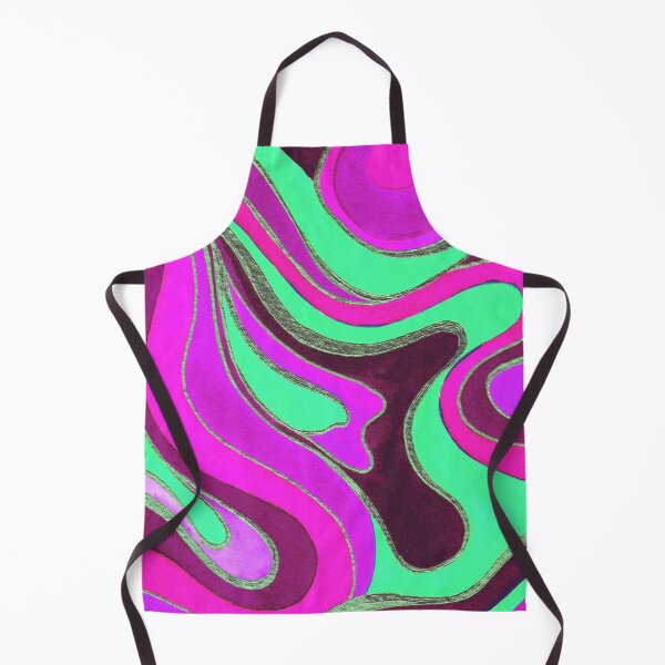 Aperçu de l'œuvre Pink and Mint Psychedelic Marble créée et vendue par Carolina Diaz.