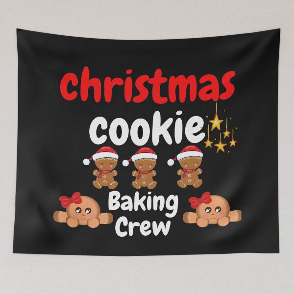 Item preview, Christmas cookie baking crew Christmas holiday designed and sold by shivani21061993.