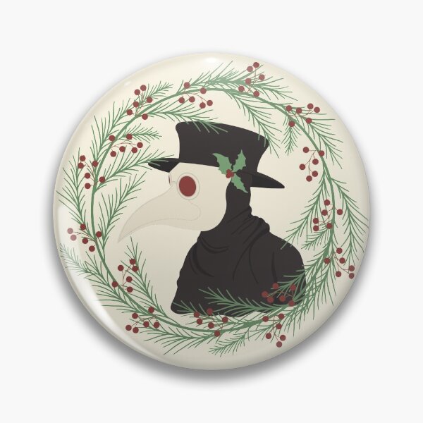 Item preview, Festive Plague Doctor (Cream) designed and sold by Alysha Newton.