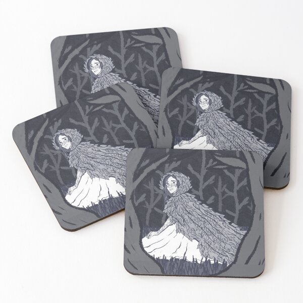Item preview, Girl in Cloak Resting in the Woods  designed and sold by MikaylaKB.