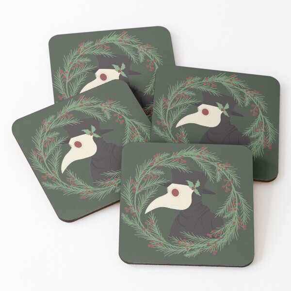 Item preview, Festive Plague Doctor (Green) designed and sold by Alysha Newton.