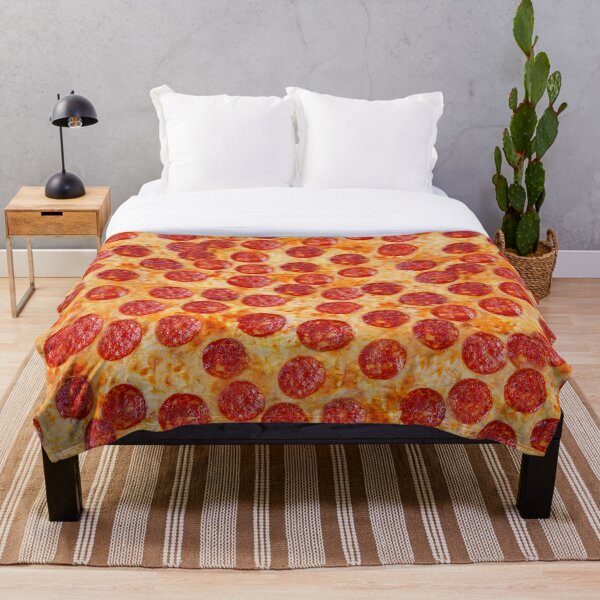 Item preview, Realistic Pepperoni Pizza Pattern designed and sold by MixedBagMerch.