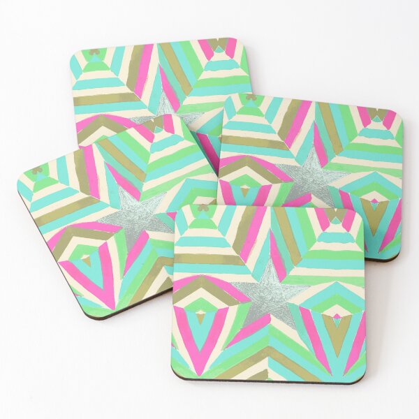 Item preview, Bright Mint Stars designed and sold by Carolina Diaz.
