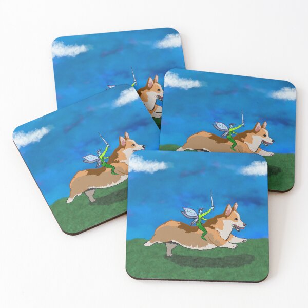 Artikelvorschau, Fairy Battle Ready Corgi entworfen und verkauft von Goodtimecomics.