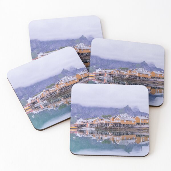 Item preview, Fisherman's Wharf in Lofoten Islands designed and sold by alokojha.