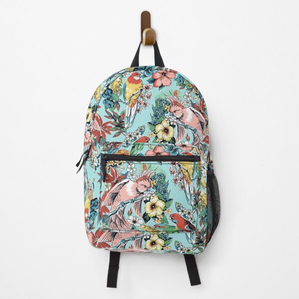Item preview, Australian Parrots and Flora (Blue) designed and sold by Raqilu Designs.