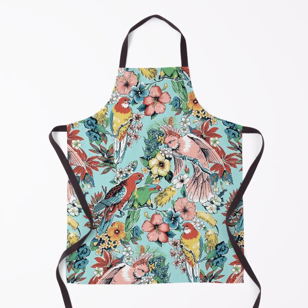 Item preview, Australian Parrots and Flora (Blue) designed and sold by Raqilu Designs.