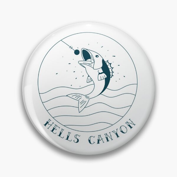 Item preview, Fish On in Hells Canyon   designed and sold by pelicanvalley.