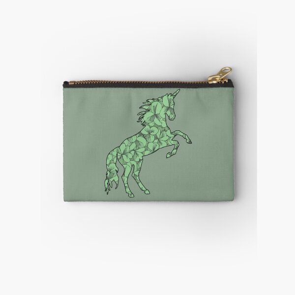 Item preview, Green Flower Unicorn Silhouette designed and sold by CiuriTee.