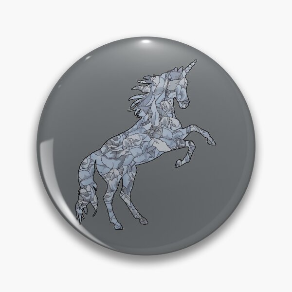 Item preview, Blue Flower Unicorn Silhouette designed and sold by CiuriTee.