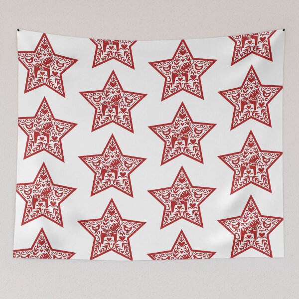Item preview, Dala Horse Christmas Star designed and sold by JoniandCo.