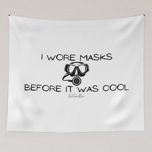 Item preview, I Wore Masks Before It Was Cool designed and sold by TravelDive.