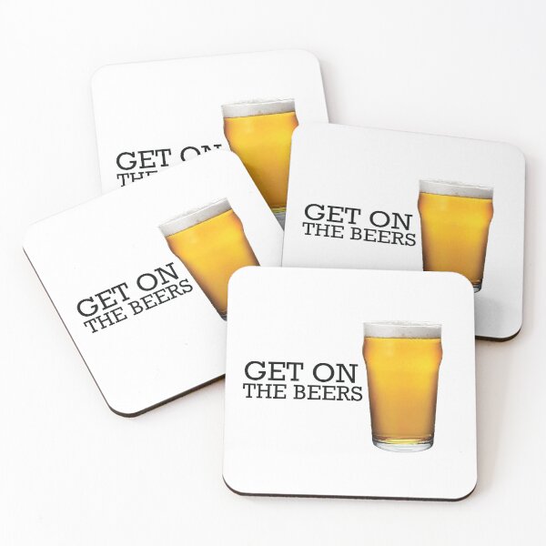 Item preview, Get on the Beers - Glass designed and sold by Gooderestx4.