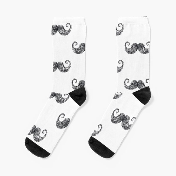 Lustige Movember Schnurrbart Wortspiele Socken