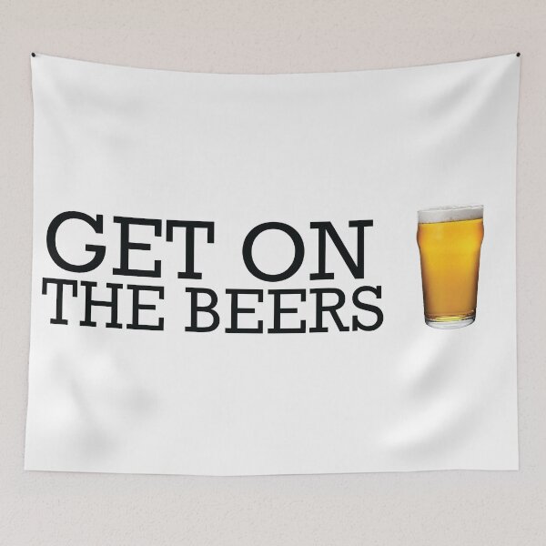 Item preview, Get on the Beers - Glass - Small black designed and sold by Gooderestx4.
