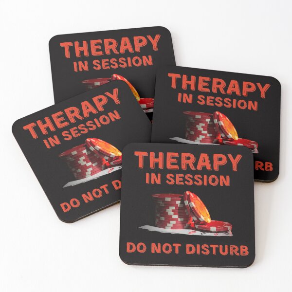 Item preview, Poker Therapy in Session Do Not Disturb designed and sold by SloganExpress.