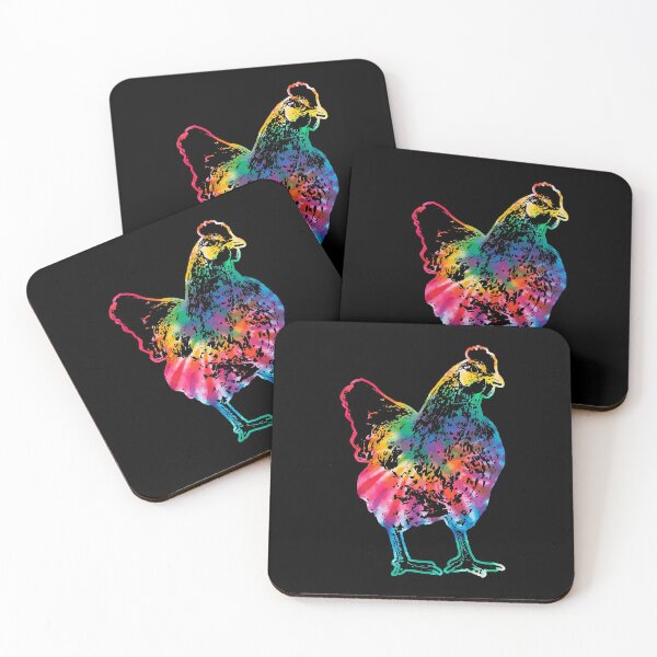 Item preview, Chicken Tie Dye Hippie Poultry Farmer Farm Vintage Gift designed and sold by taloriny.