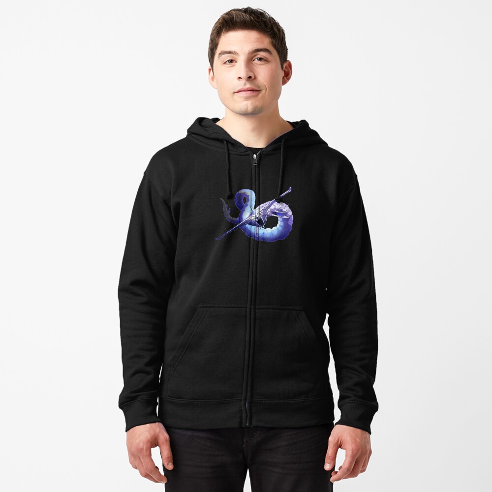 Vista previa del artículo con la obra «Sudadera con capucha y cremallera», diseñado y vendido por eloisealle.