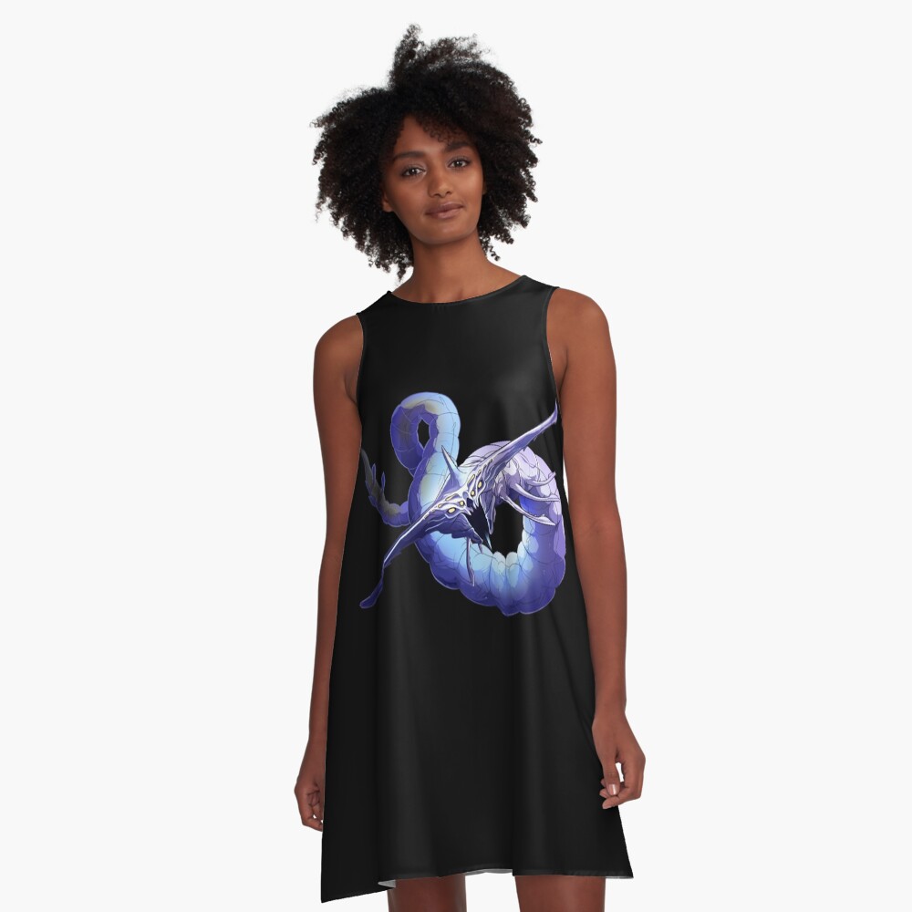Vista previa del artículo con la obra «Vestido acampanado», diseñado y vendido por eloisealle.