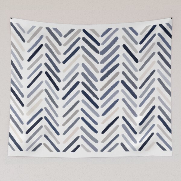 Item preview, Midnight Herringbone  designed and sold by mjp-prints.