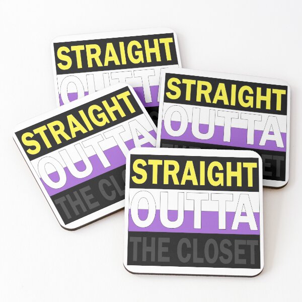 Item preview, Straight Outta the Closet non-binary Pride designed and sold by Yyair-Raven.