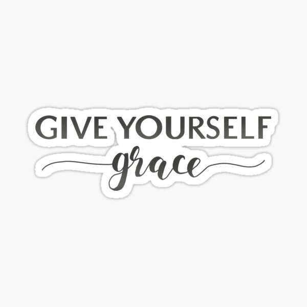 Item preview, Give Yourself Grace - Blue designed and sold by TRB Artly.