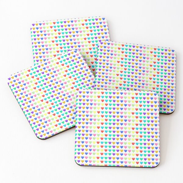 Artikelvorschau, Farben der Liebe - Buntes Herz wiederholen Chevron-Muster entworfen und verkauft von janraydesigns.