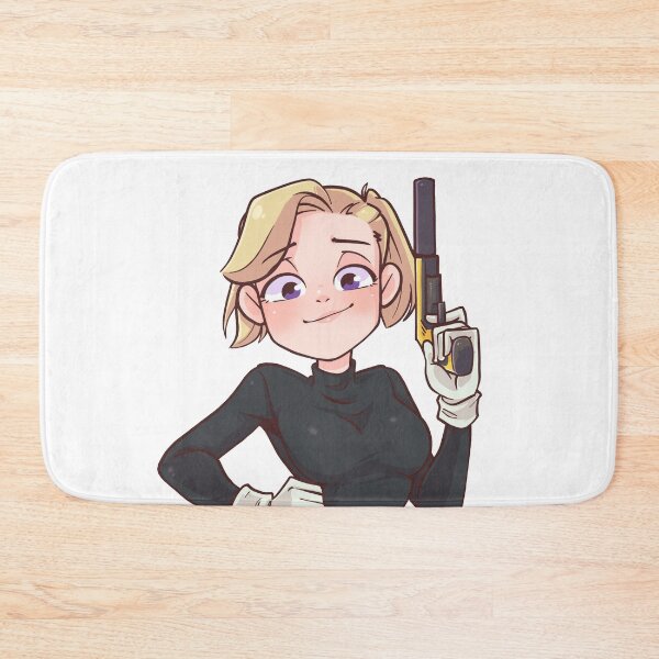 Item preview, Smug Hitman Cartoon Girl designed and sold by snec.