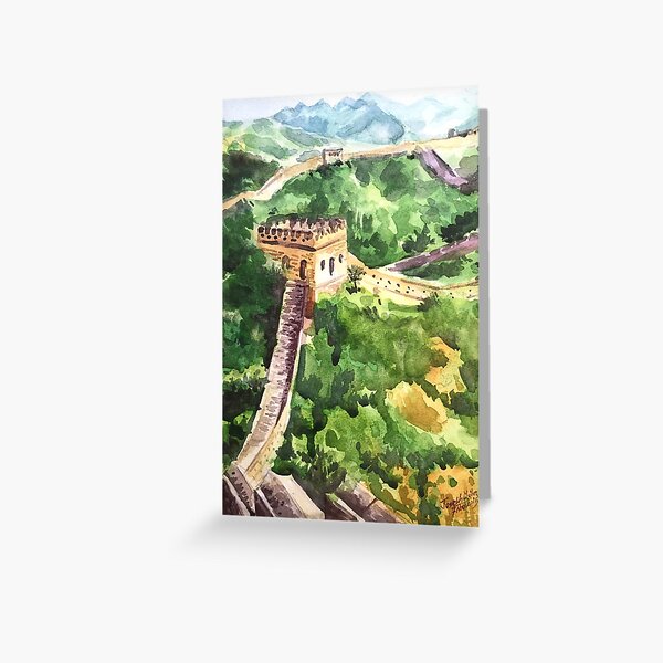 Great Wall of China Greeting Card