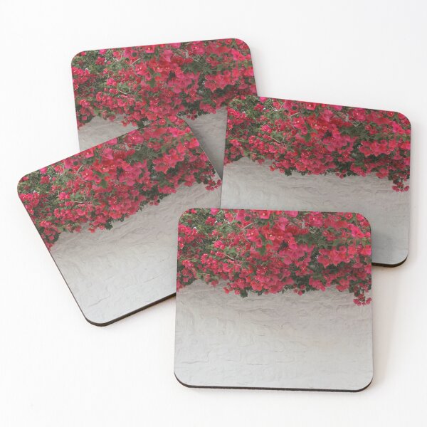 Item preview, Bougainvillea flowers against whitewashed wall  designed and sold by alokojha.